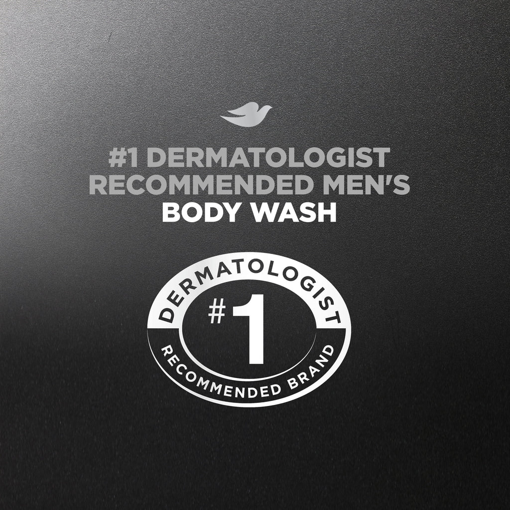 (4 Pack)  Purifying Hydrating Face & Body Wash for Men Charcoal & Clay, 30 Oz