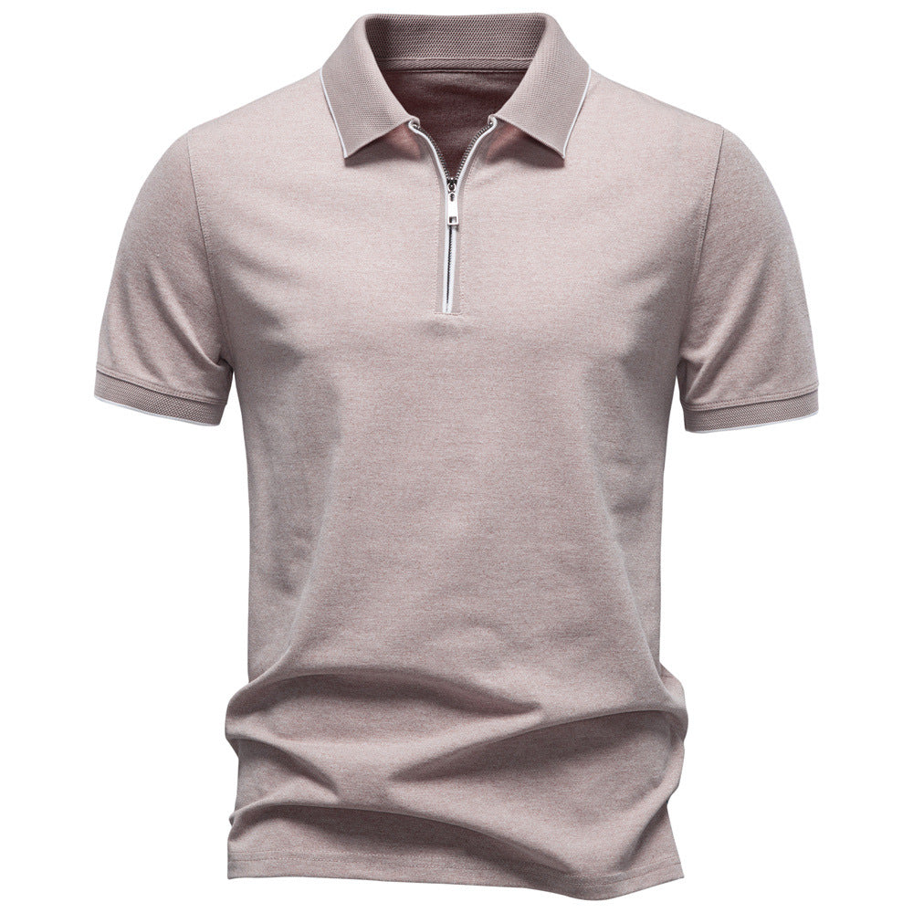 Men's short-sleeved polo shirt