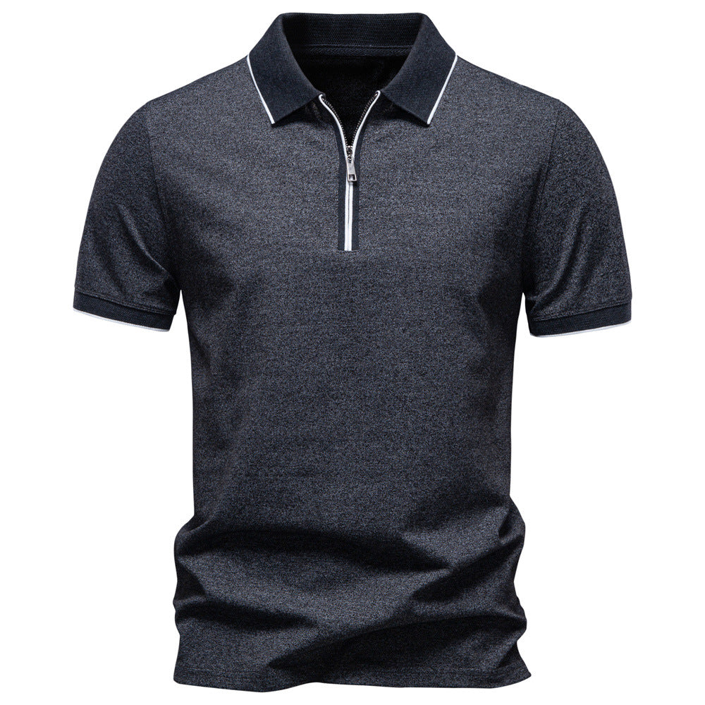 Men's short-sleeved polo shirt