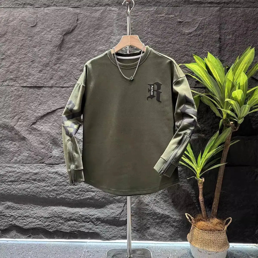 Urban Edge Zipper Sleeve Sweatshirt