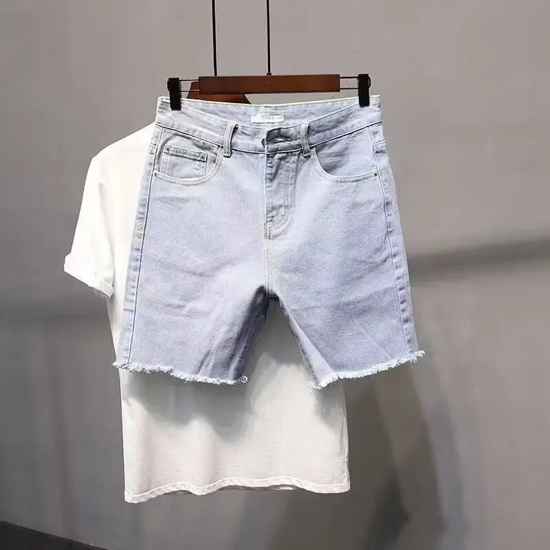 Trendy Summer Denim Shorts for Men