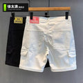 Summer Adventure Multi-Pocket Denim Shorts