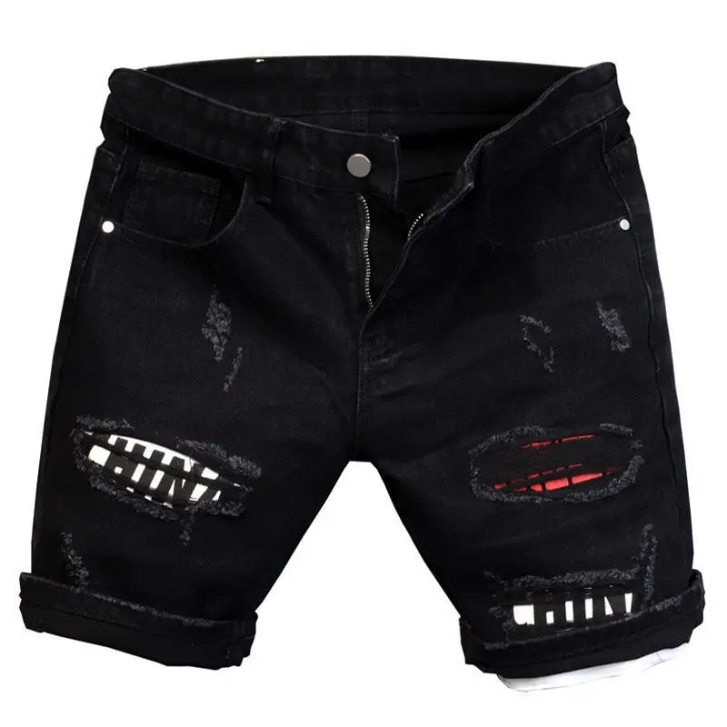 Summer Style Ripped Denim Shorts