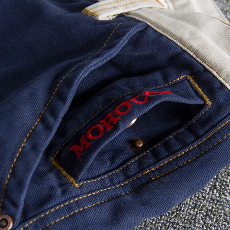 Summer Slim Fit Color-Spliced Cargo Shorts