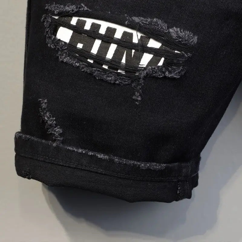 Summer Style Ripped Denim Shorts