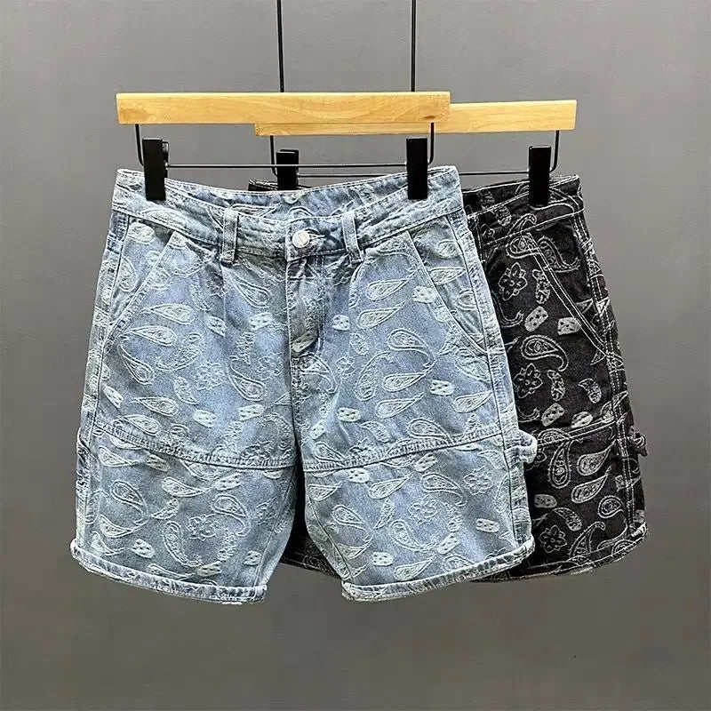 Designer Hip-Hop Patchwork Summer Shorts
