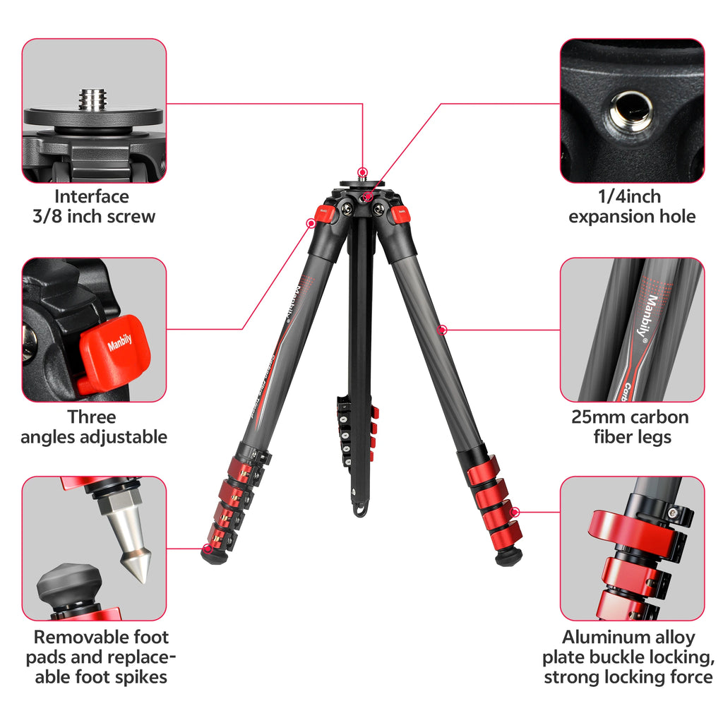 **Travel Master Carbon Fiber Tripod™**