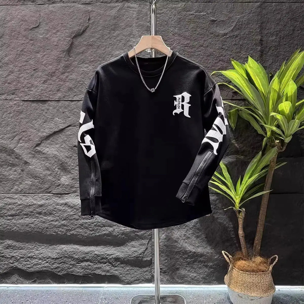 Urban Edge Zipper Sleeve Sweatshirt