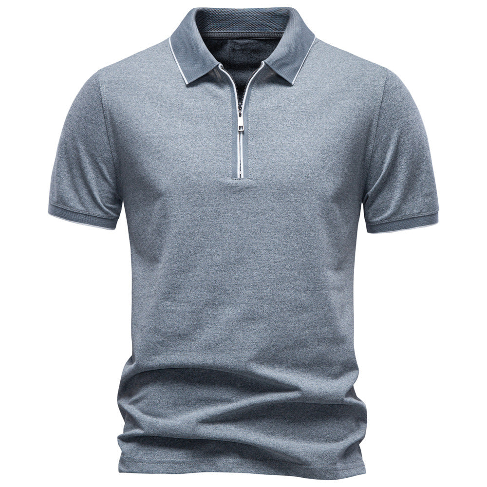 Men's short-sleeved polo shirt