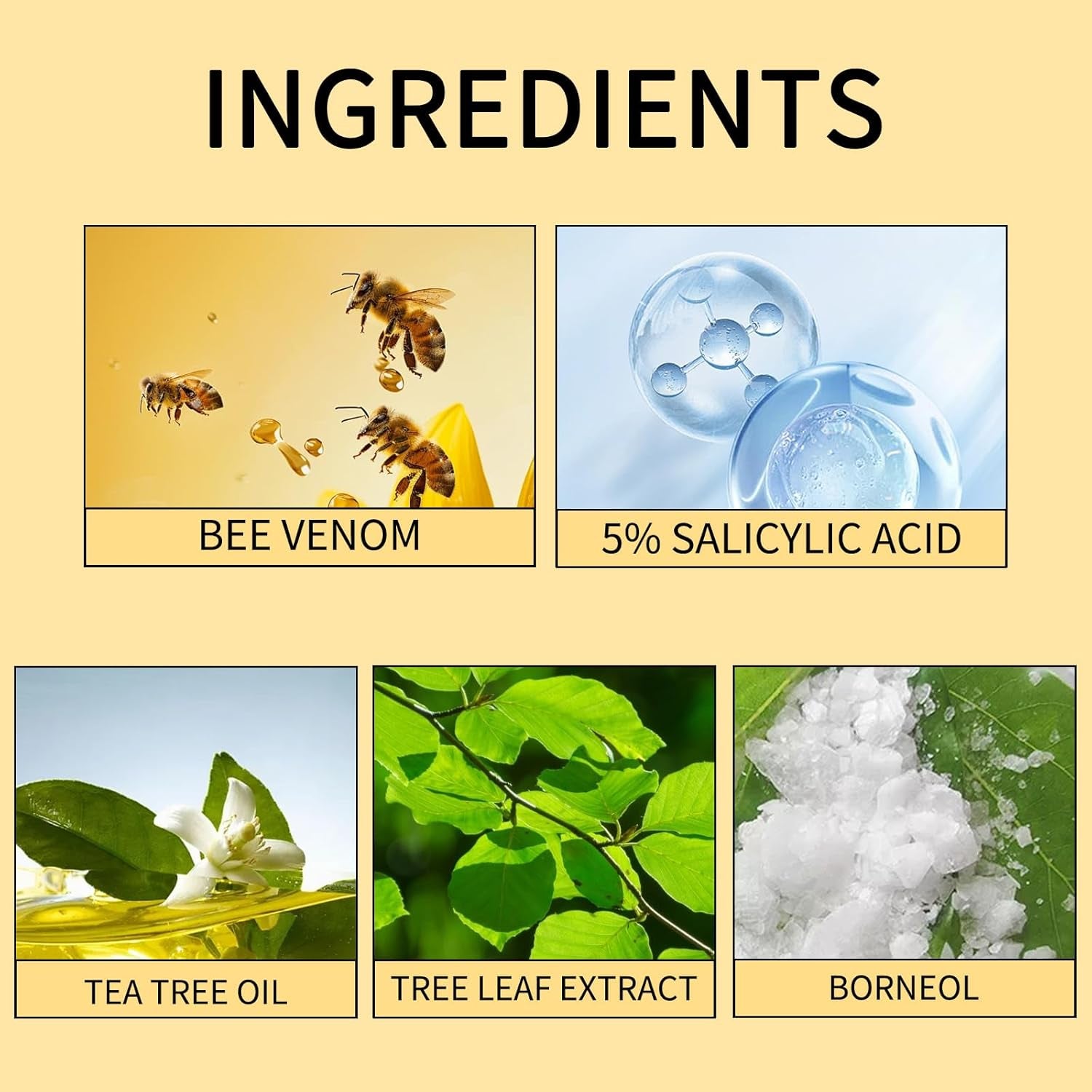 2 Pcs Bee Venom Cream, New Professional Bee Venom Skin Treatment Cream for All Parts of the Body (2.12Oz)